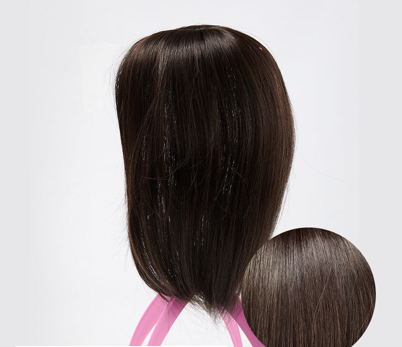 Clip-In Hair Topper with Bangs