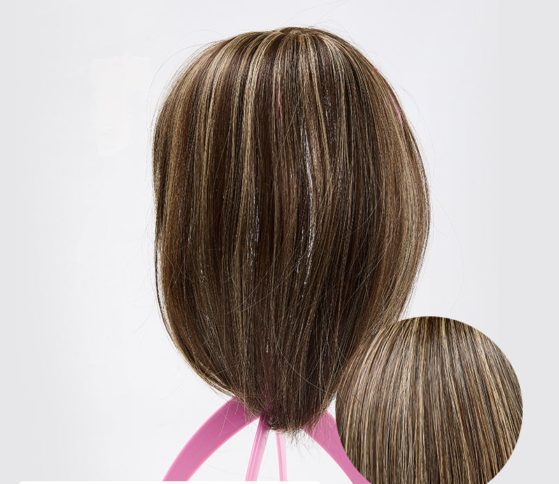 Clip-In Hair Topper with Bangs