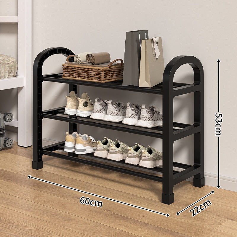 Collapsible Multi-Tier Metal Shoe Rack
