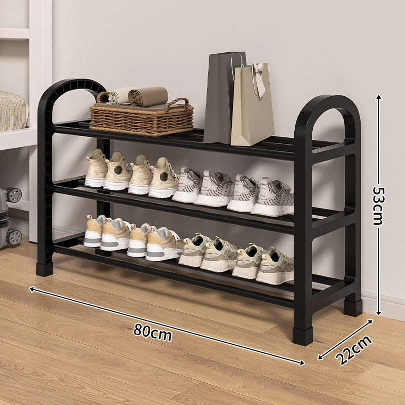Collapsible Multi-Tier Metal Shoe Rack