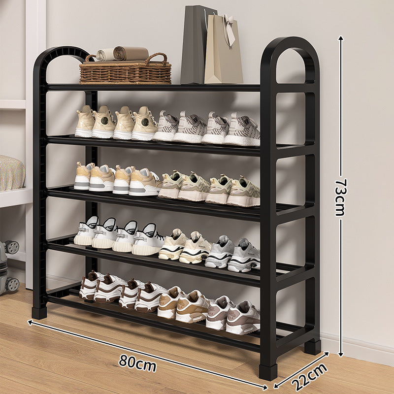 Collapsible Multi-Tier Metal Shoe Rack