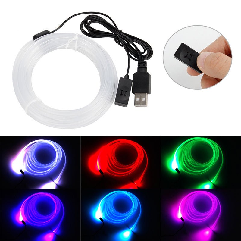 Color-Changing RGB Car Strip Lights - 7 Colors