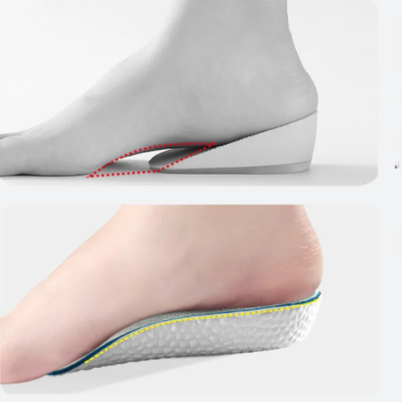 Comfortable Elevated Insoles | Shock-Absorbing and Pain-Relieving Insoles that Increase Your Height and Improve Your Posture