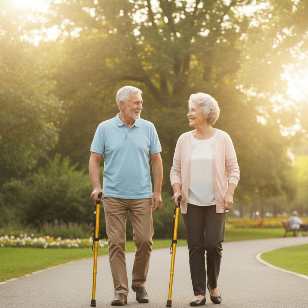 COMFORTCANE – Lightweight Aluminum Walking Cane for Seniors