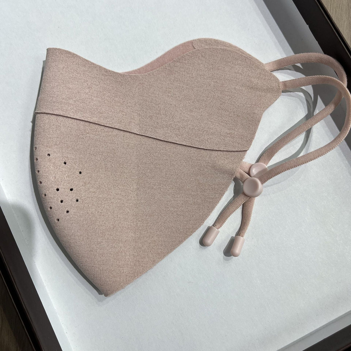 Contoured Breathable Reusable Face Mask with Adjustable Ear Toggles