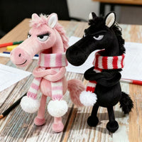 Cool Horse Plush Charm™ – Llavero de Peluche con Estilo
