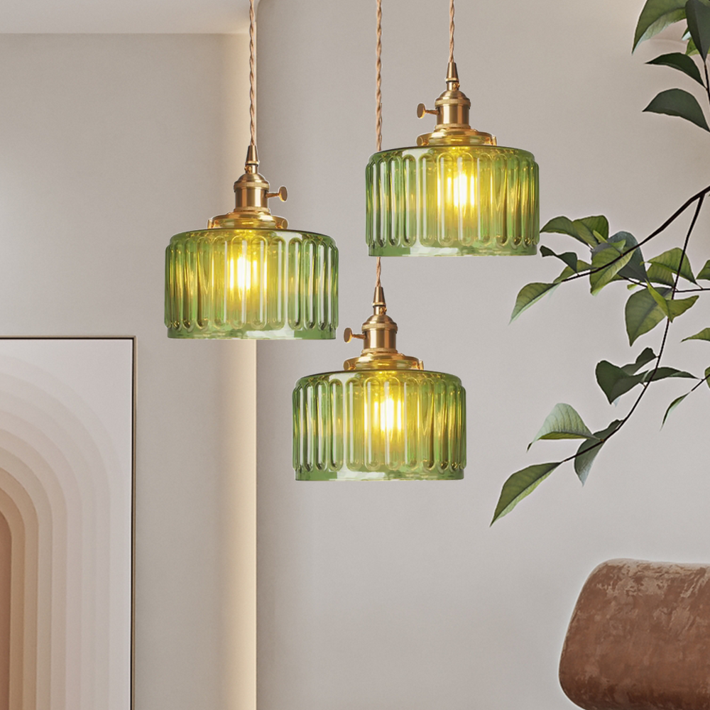 Crystal Chandelier with Height Adjustment in Vintage Style