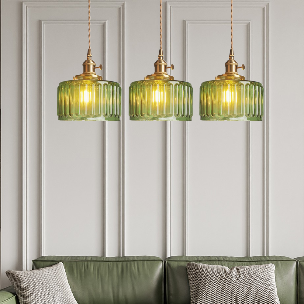 Crystal Chandelier with Height Adjustment in Vintage Style