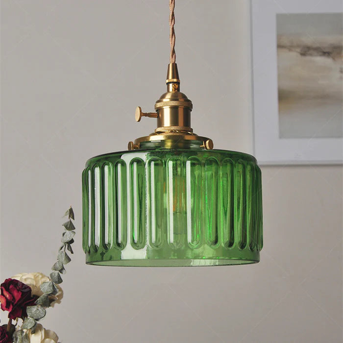 Crystal Chandelier with Height Adjustment in Vintage Style