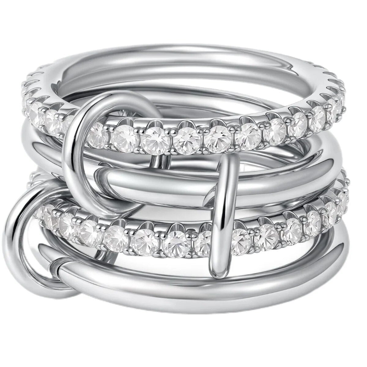 Bague d’empilement en cristal