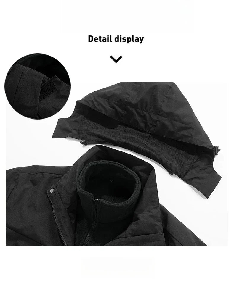 Davy | 3-in-1 Fleece Winter Jacket with Hood for Women