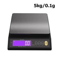 Davy | Balance de Cuisine en Acier Inoxydable : 5kg/0,1g ou 10kg/1g, Étanche