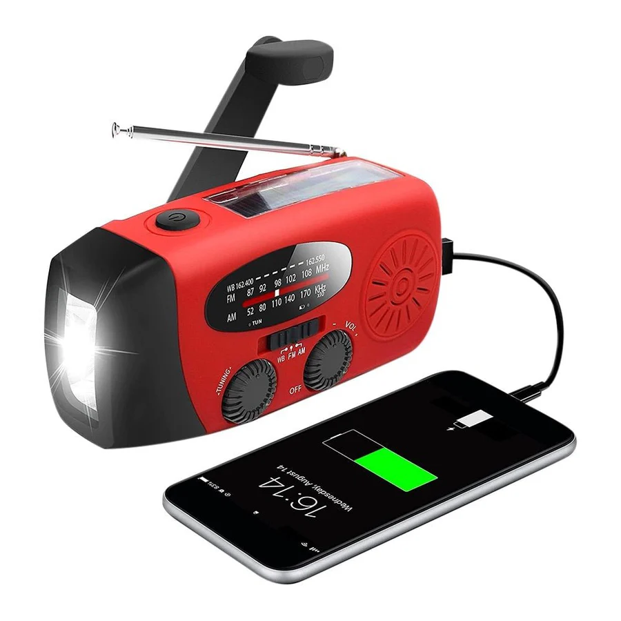 Davy | All in One Emergency Radio with Solar Energy and Power Bank
