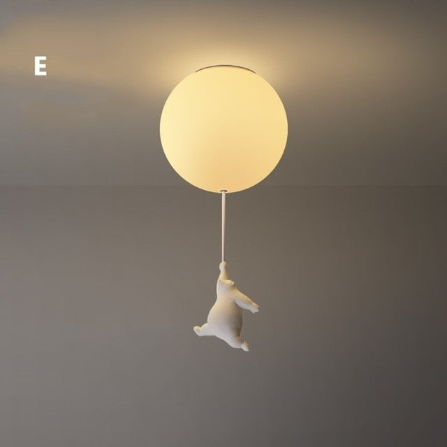 Davy | Balloon Bear Ceiling Light | Playful Bear Design