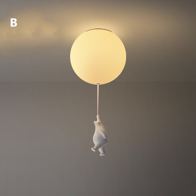 Davy | Balloon Bear Ceiling Light | Playful Bear Design