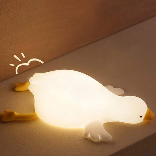 Davy | Big White Goose Tap Tap LED Night Light