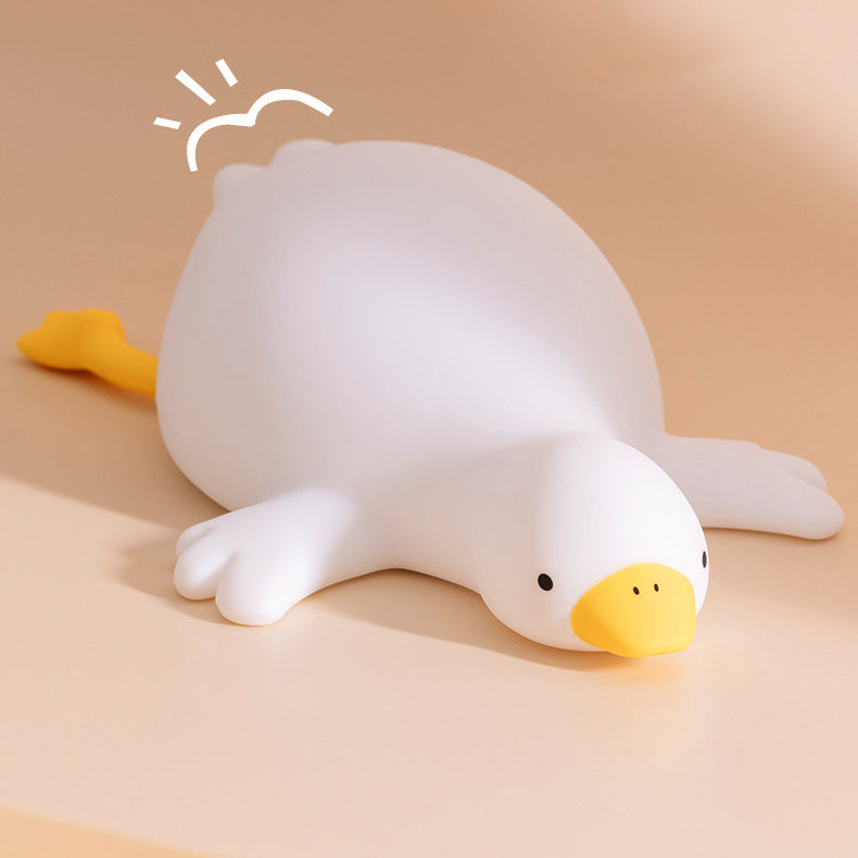 Davy | Big White Goose Tap Tap LED Night Light