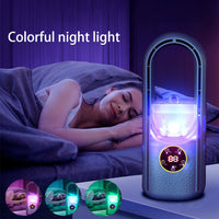 Davy | Rafraîchisseur d'air portable sans pales avec lumière nocturne colorée