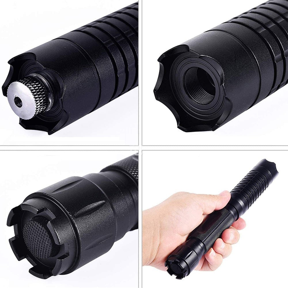 Davy | Blue Beam Laser Torch | 450nm High-Intensity Optical Output | Tactical 5000m+ Range | Adjustable Focus Aluminum Chassis | Thermal Ignition Capable Flashlight
