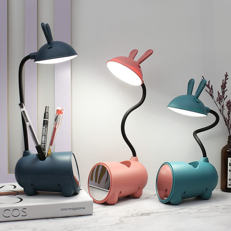 Davy | BunnyGlow Creative LED Touch Lamp with Pen Holder | USB Charging Function | Desk Lamp | Children's Room Decor