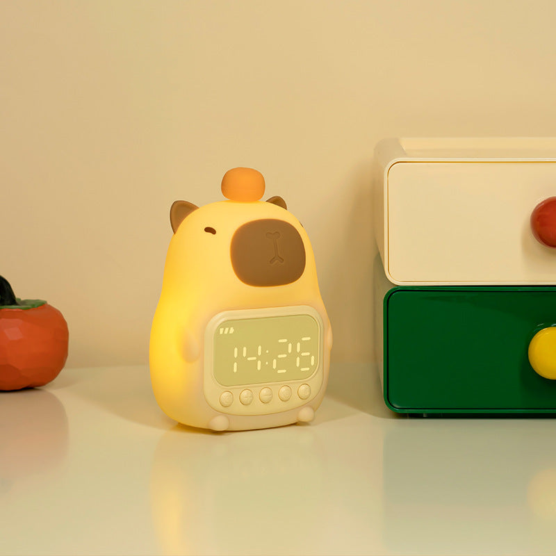 Davy | Capybara Companion Night Lamp & Alarm Clock