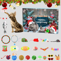 Davy | Calendrier de l'Avent jouet pour chat pour le compte à rebours des fêtes