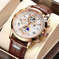 Davy | Montre chronographe classique pour homme | Montre de luxe élégante & fonctionnelle pour toutes occasions