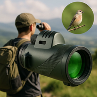 Davy | Monocular Compacto 600x Ultra-Zoom | Lente HD, Ligero y Perfecto para Senderismo, Observación de Aves y Eventos Deportivos