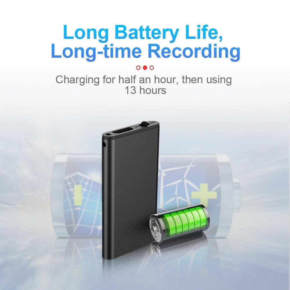 Davy | Compact Voice-Activated Digital Audio Recorder
