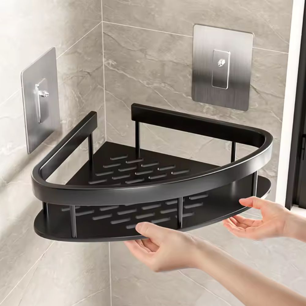 Davy | Corner Shower Caddy with Open Frame Design