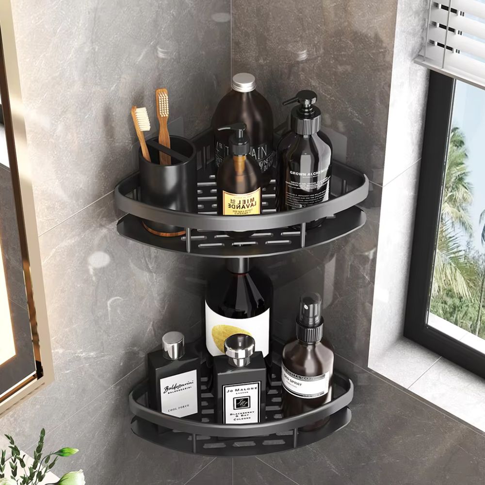 Davy | Corner Shower Caddy with Open Frame Design
