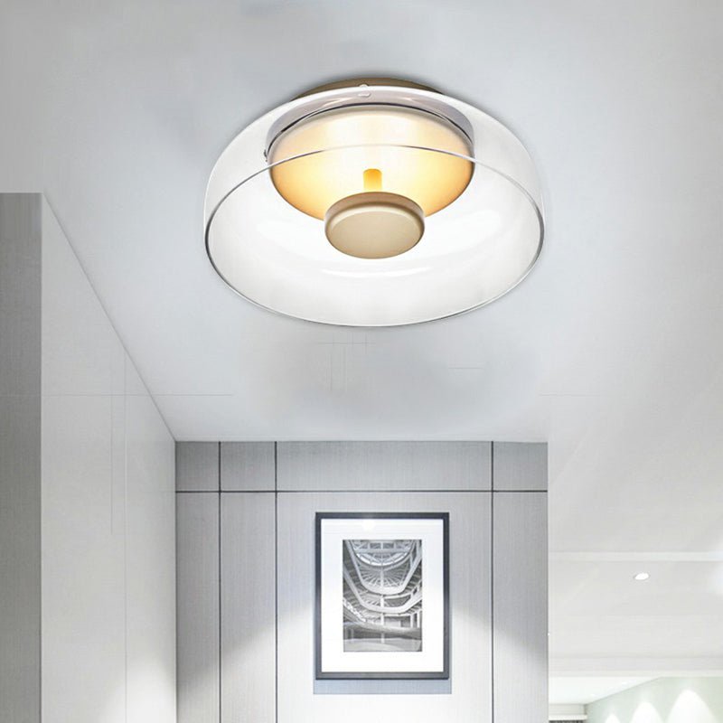 Davy | CrystalShine LED Ceiling Light | Modern Glass Design