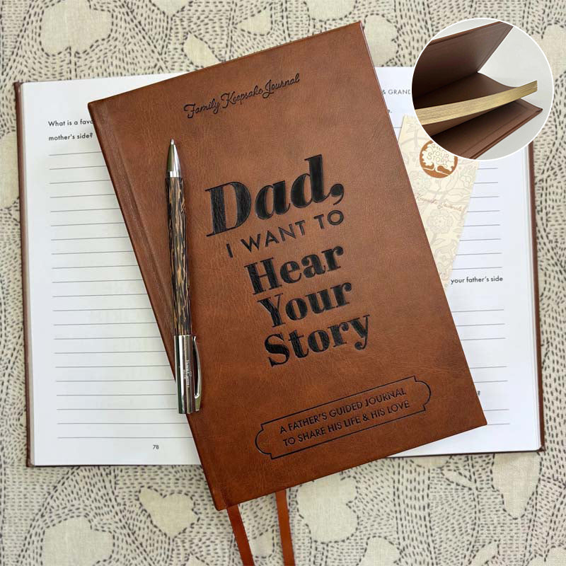 Davy | Dad, I Want to Hear Your Story | Heritage Edition Book | Over 250 Questions