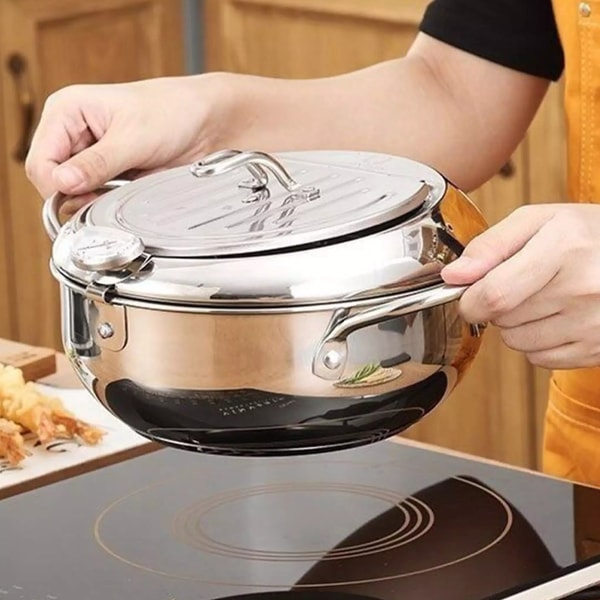 Davy | Deep Fryer with Thermometer and Basket