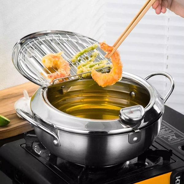 Davy | Deep Fryer with Thermometer and Basket