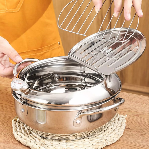 Davy | Deep Fryer with Thermometer and Basket