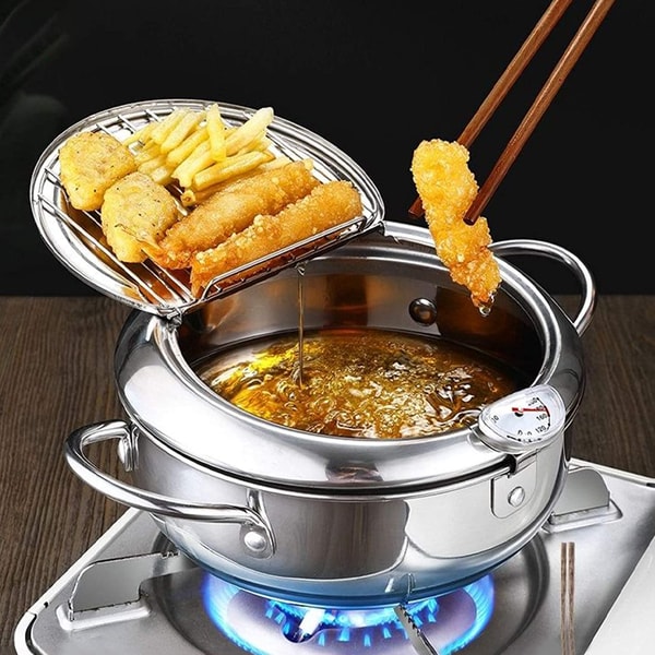 Davy | Deep Fryer with Thermometer and Basket