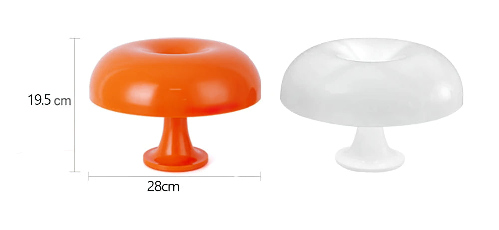 Davy | Dimmable Mushroom Table Lamp with USB Connection