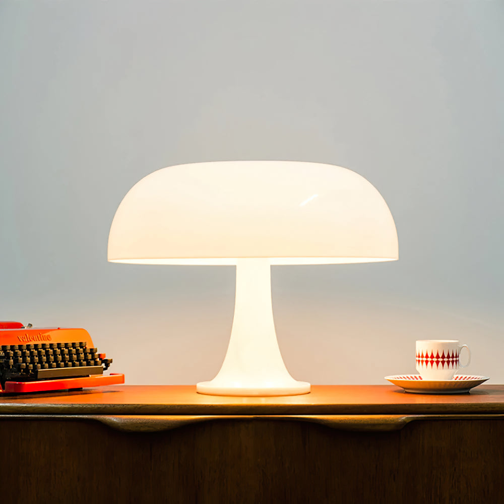 Davy | Dimmable Mushroom Table Lamp with USB Connection