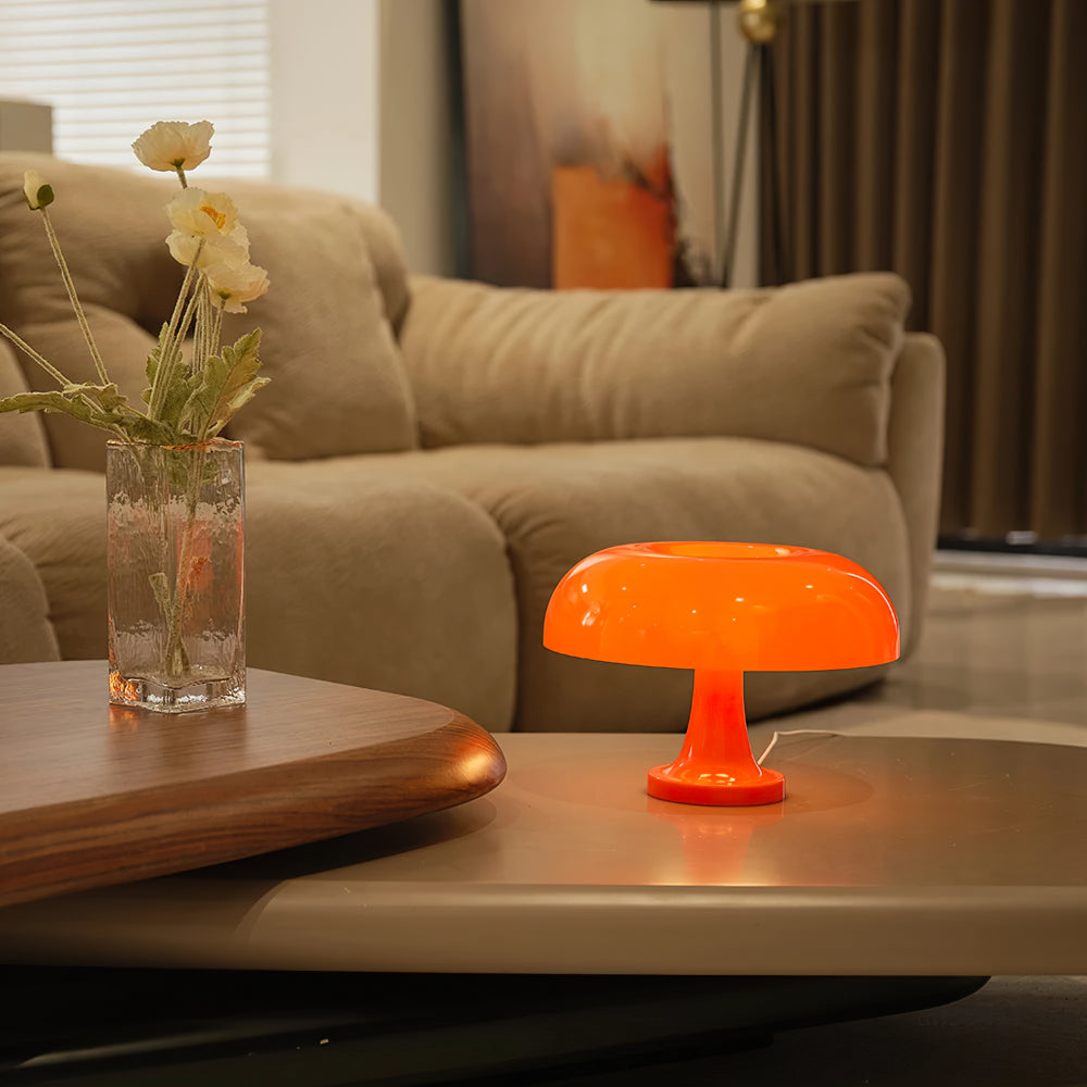 Davy | Dimmable Mushroom Table Lamp with USB Connection