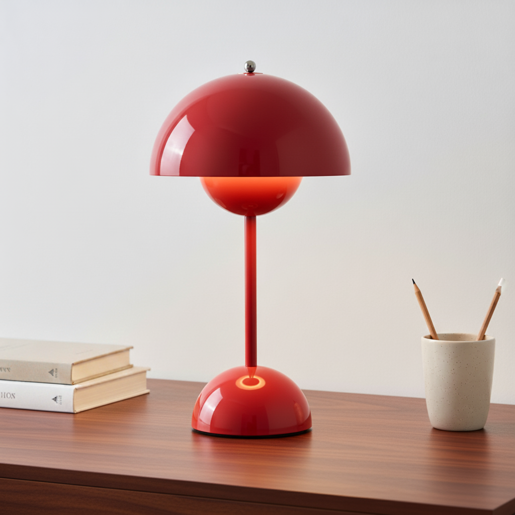 Davy | Dorsø Pillam | Scandinavian Designer Table Lamp | Dimmable & Modern (H 29.5cm)