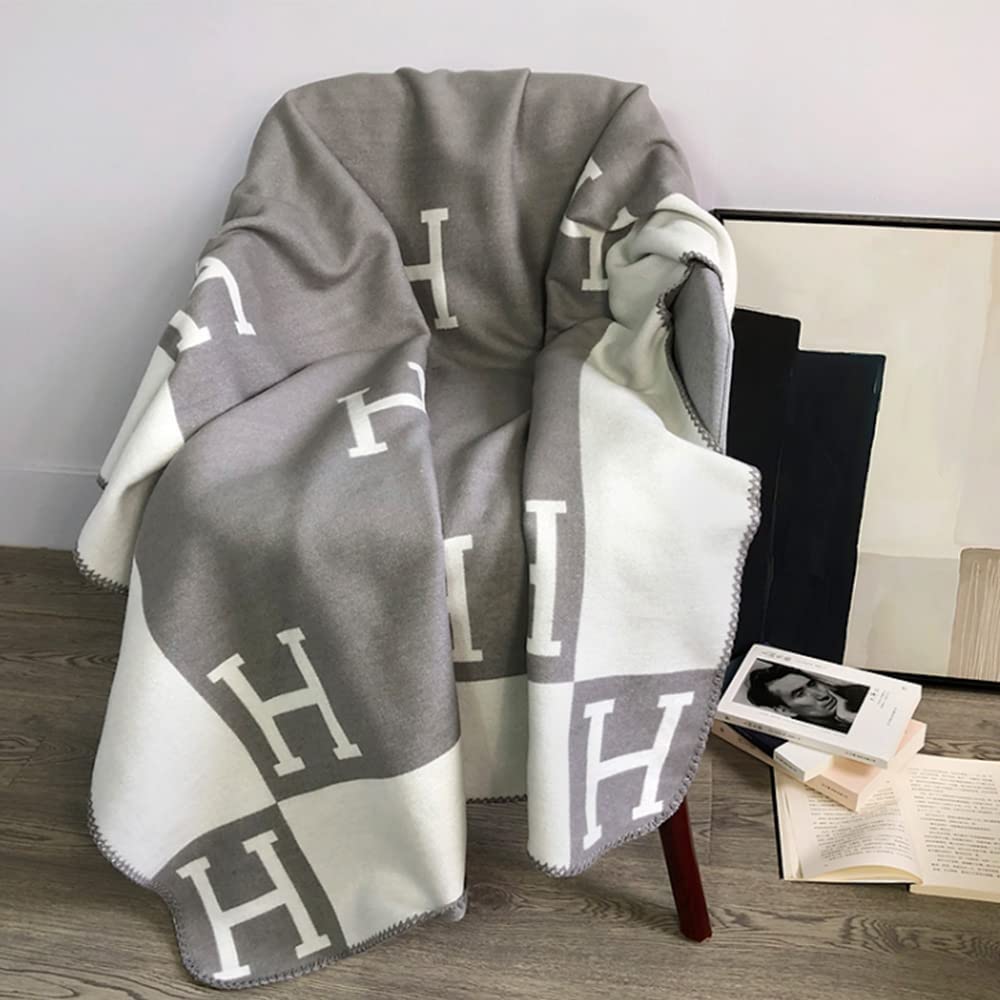 Davy | Elegant Wool-Cashmere Blanket for Luxury Home