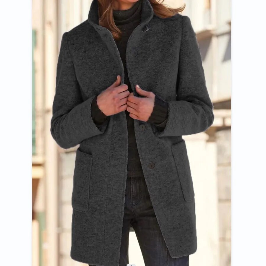 Davy - Elegant Wool Coat