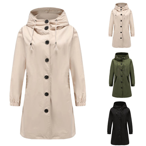 Davy | Fashionable Long Trench Coat Women Change Season 2023