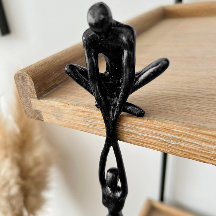 Davy | Figurine Sculpture Interlocking Figures Shelf Decor