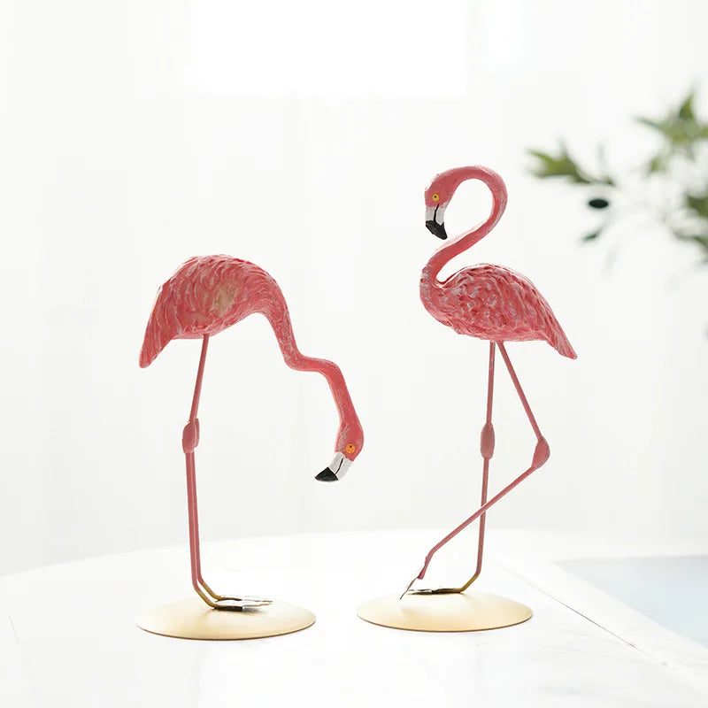 Davy | Flamingo Figurine made of Resin Modern Decoration