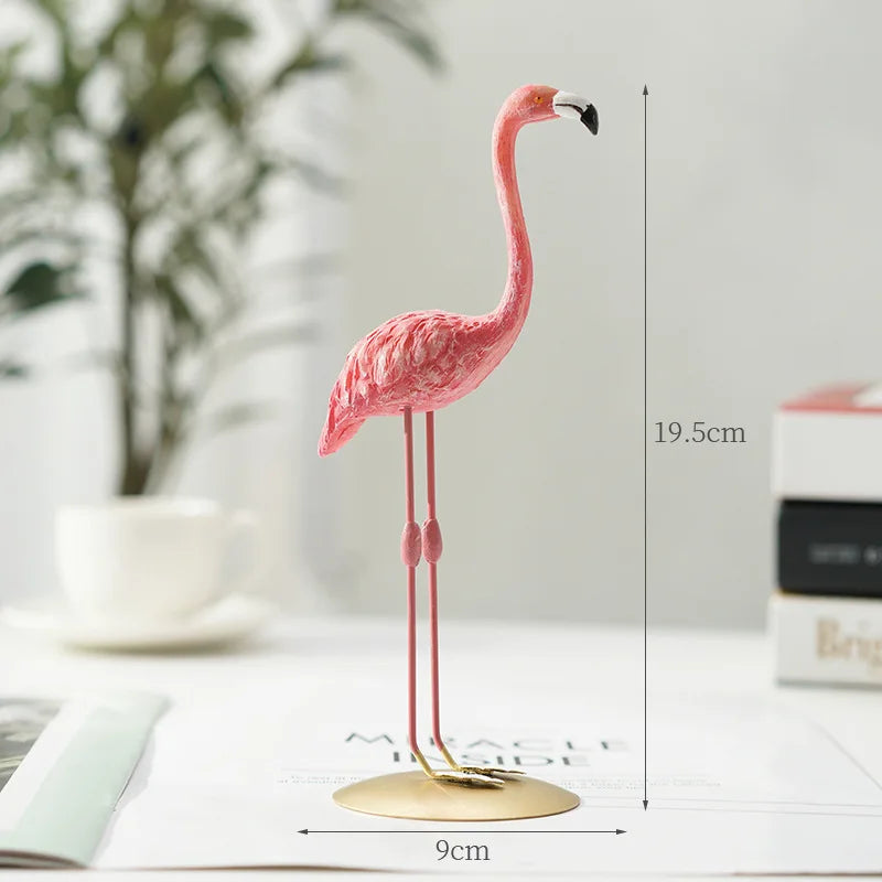 Davy | Flamingo Figurine made of Resin Modern Decoration