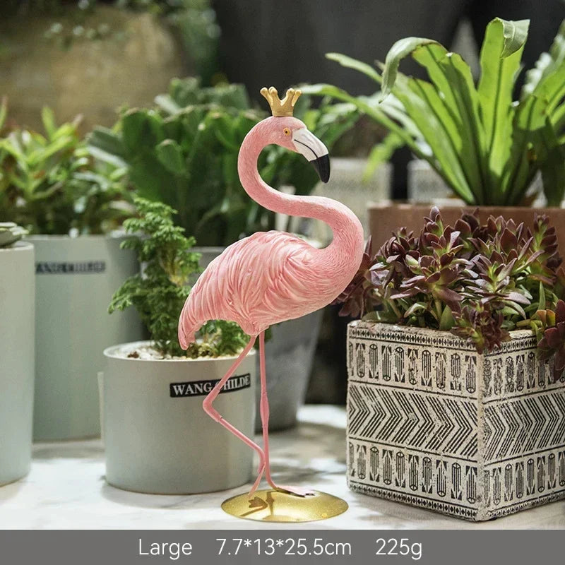 Davy | Flamingo Figurine made of Resin Modern Decoration