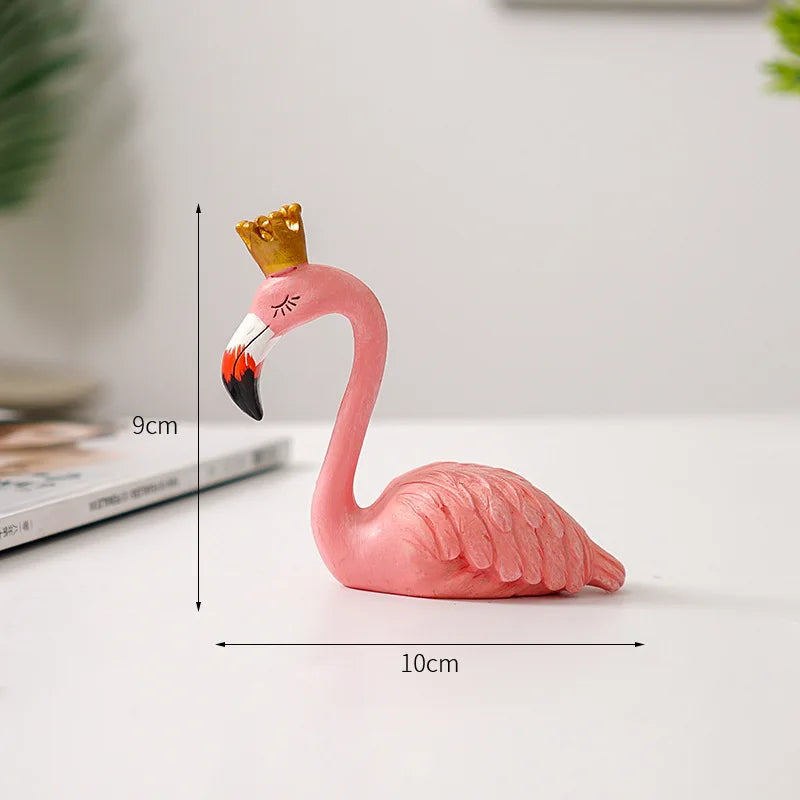 Davy | Flamingo Figurine made of Resin Modern Decoration