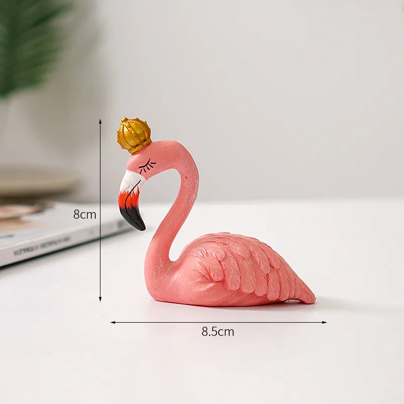 Davy | Flamingo Figurine made of Resin Modern Decoration